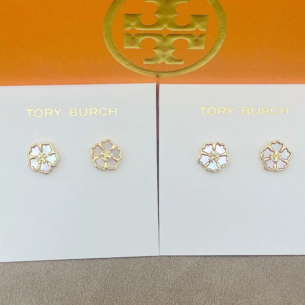 Tory Burch Flower Shape Earrings